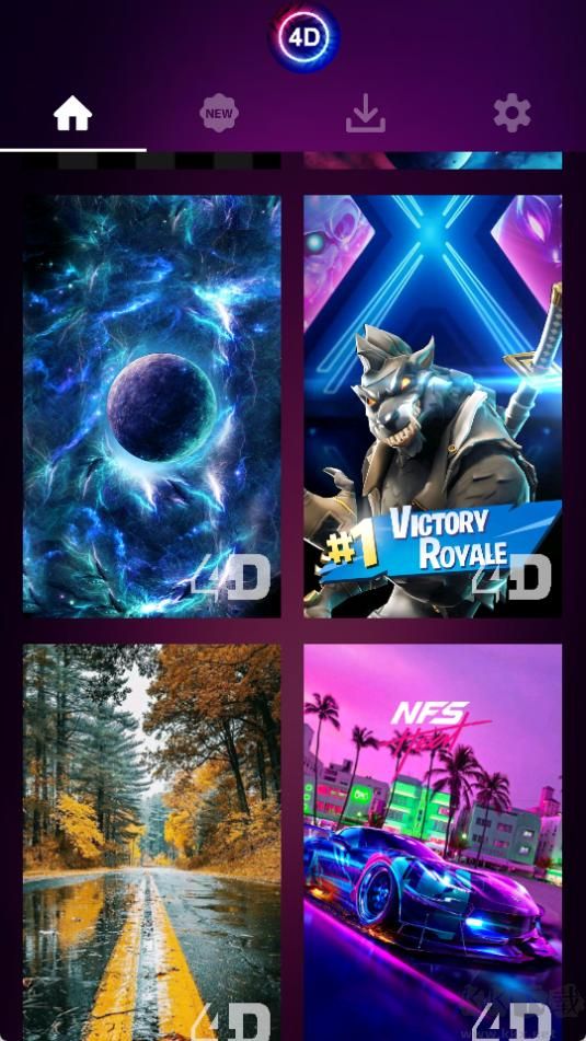 HD WALLPAPER 4D(4D動(dòng)態(tài)壁紙)