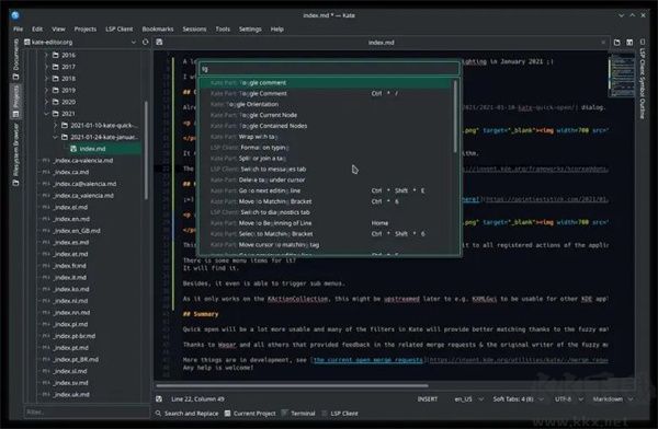 Kate(高級文本編輯器)