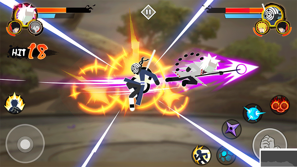 火柴人忍者3v3競技場