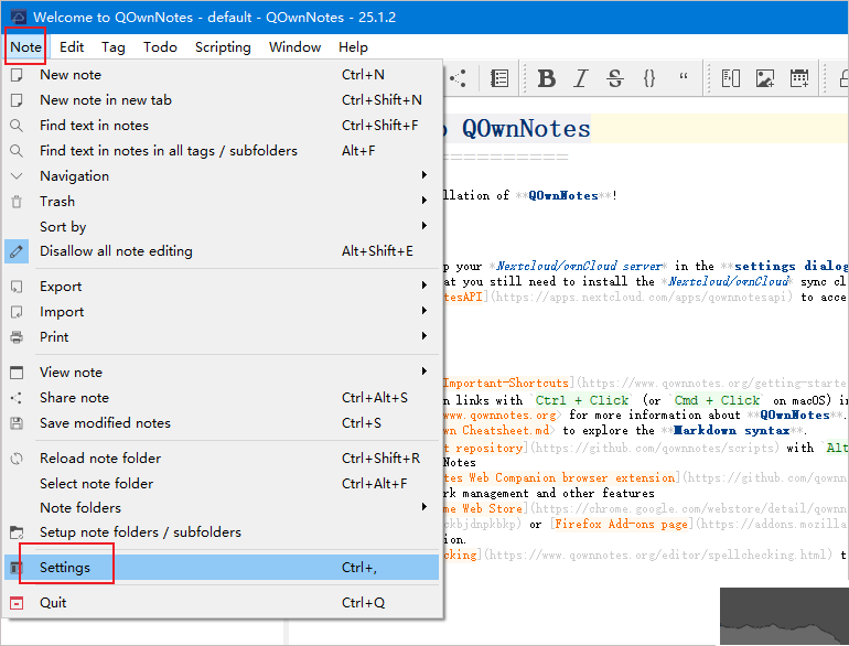 QOwnNotes(事務(wù)筆記管理軟件) 