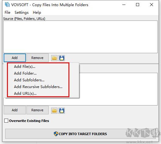 Copy Files Into Multiple Folders(文件管理工具)