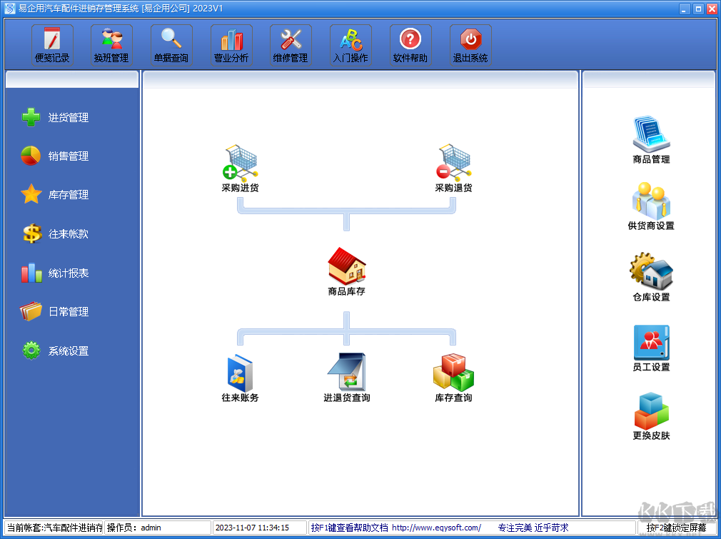 易企用汽車(chē)配件進(jìn)銷(xiāo)存系統(tǒng)
