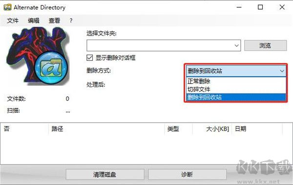 Alternate Directory免費(fèi)版(強(qiáng)制磁盤文件刪除工具)