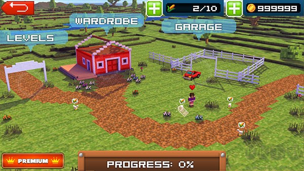 像素賽道(Blocky Roads)