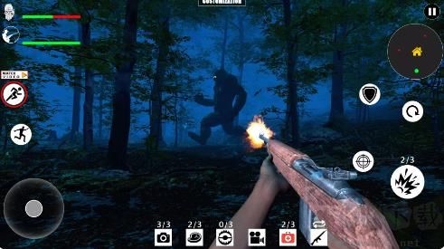 大腳怪狩獵森林怪物